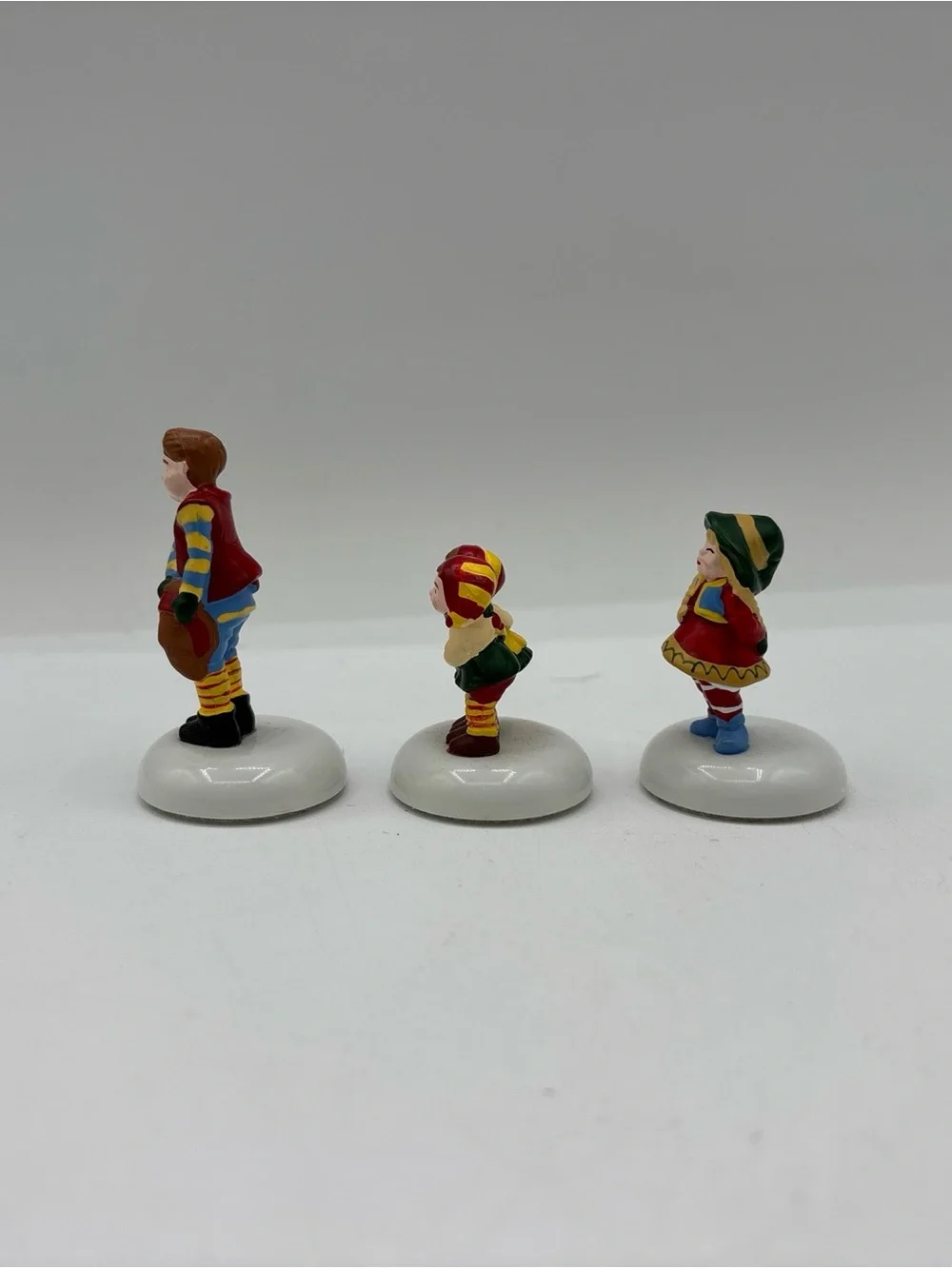 Department 56 1999 Vintage HVC North Pole Series Photo With Santa Set Of 3 56444